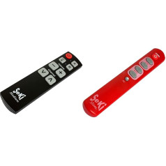 Seki Medium Learning Universal Remote Control Black & Slim Red Learning Universal Remote Control с большими кнопками для пожилых людей и детей