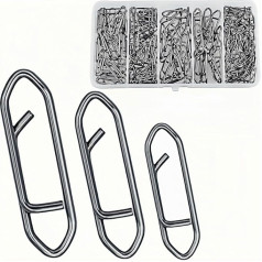 YVYAVGE Fishing Power Speed Clips 260 шт - быстросменные зажимы для приманок, нержавеющая сталь, аксессуары для соленой воды для лидеров, снапперов, вертлюж