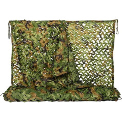 Камуфляжная сетка для кемпинга и охоты, 2 x 6 м, защита от солнца, идеальна для военных и активного отдыха, идеальна для детской игровой берло