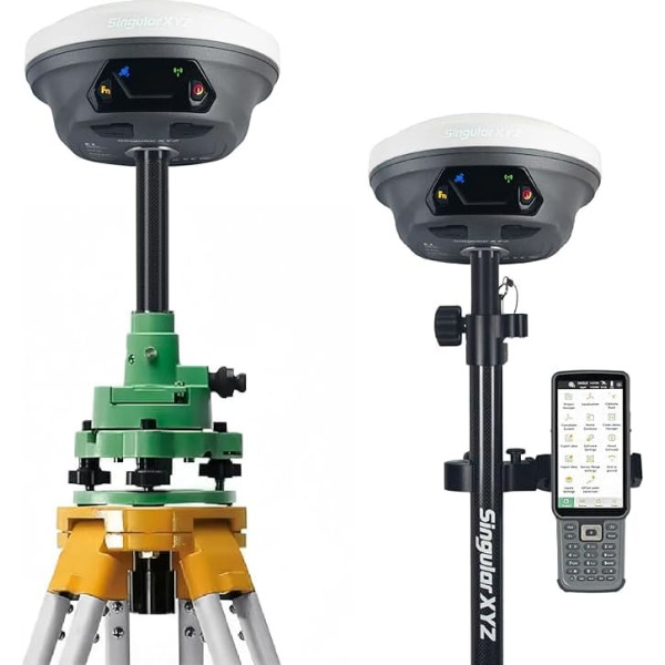 E1 GNSS IMU RTK GPS Surveyor Rover and Base Handheld Collector and Survey Software, 1408 каналов, точность 1 см, расстояние 15 км