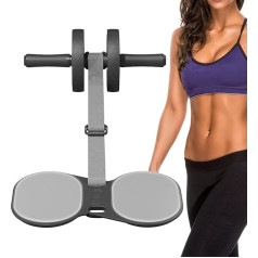 Ролик для тренировки живота с лентой сопротивления | Abdominal Roller Wheel | AB Roller Wheel | Perfect ABS Training Equipment | Professional Strength Training Equipment for ABS, Men