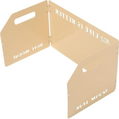 Toddmomy ветровое стекло для наружной плиты портативный барбекю складной открытый ветровое стекло для плиты ветровое стекло для кемпинга лег