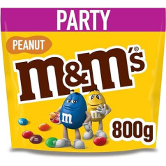 M&M's Арахис в шоколаде, шоколад с арахисовым ядром и цветной сахарной оболочкой, 1 x 800 г