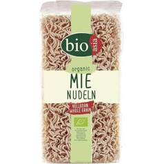 BIOASIA Bio Mie Pasta, цельнозерновые, быстрое и легкое приготовление (1 x 250 г)