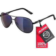 ALPINA A 107 Зеркальные и ударопрочные солнцезащитные очки со 100% УФ-защитой для взрослых