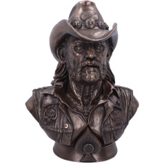 Nemesis Now Officially Licensed Lemmy Bust Motorhead Bronze 35cm Resin