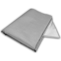 Zettl GmbH Защитное одеяло для пола 550 °C 2 x 2 м: Огнеупорная подложка для камина и гриля, термостойкий защитный коврик для пола, альтернатива стек