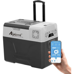 Alpicool CX30 30Liter Kühlbox 12V tragbarer Mini-Kühlschrank elektrische Gefrierbox klein Gefrierschrank für Auto Camping, LKW, Boot und Steckdose mit USB-Anschluss, -20℃ bis 20℃