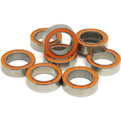 ZAAHH 10 STÜCKE SMR137C 2RS Angelrollen Lager 7x13x4mm ABEC-7 Hybrid Keramiklager MR137 SMR137 RS 2OS RD8553 (Размер : SMR95C-2OS 5x9x3mm)