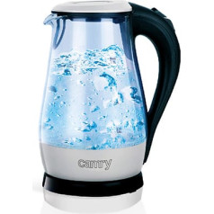 Стеклянный чайник CR 1251 белый 1,7 л