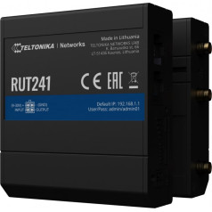 Маршрутизатор lte rut241 (cat 4), 4g, wifi, ethernet