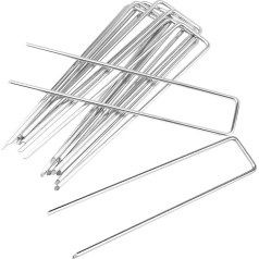 U-образные колышки для крепления ткани для борьбы с сорняками, ткань для борьбы с сорняками, ландшафтный дизайн