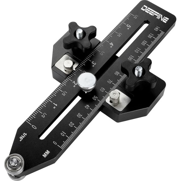 DEEFIINE Dünne Rip Jig Tischsäge Jig Guide für wiederholte schmale dünne Streifen Schnitte Holzbearbeitungswerkzeuge schnelle dünne Reißführung für Tischsäge