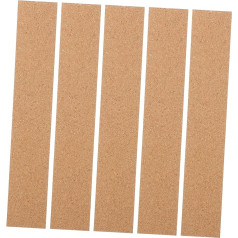 GRADENEVE Самоклеящиеся пробковые листы для бюллетеня 5 шт. квадратные пробковые полосы бескаркасные полосы для памятной доски