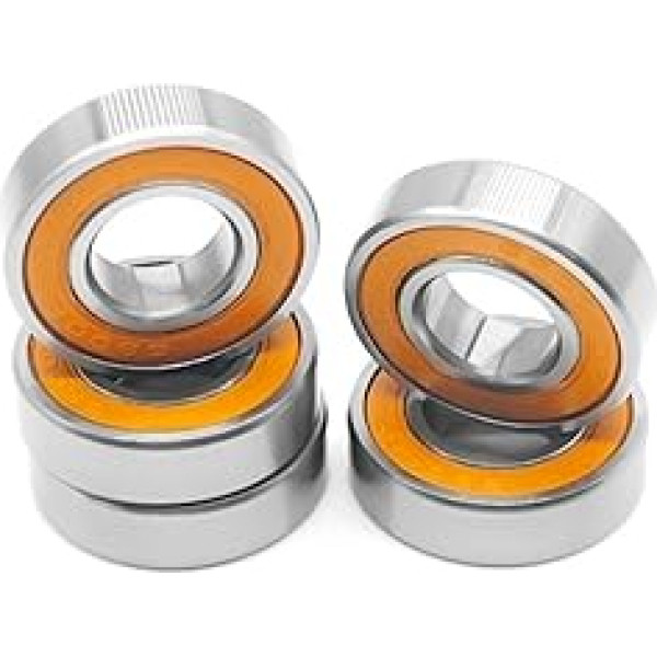 6900RS 10 x 22 x 6 мм подшипник хобби электрический RC автомобиль грузовик 6900 RS 2RS шарикоподшипник 6900-2RS оранжевый запечатанный 5 шт.