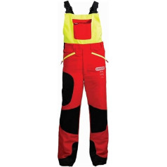 Oregon Waipoua Cut Protection Trousers Dungarees Work Safety Forest Размер M, красный
