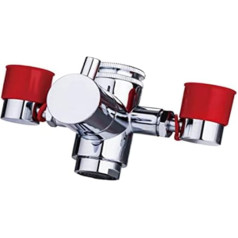 ZGYOZMNG Augendusche, Augenspüleinheit, montierter Notfall-Waschbeckenaufsatz für den Labor- und Industriegebrauch, Erste-Hilfe-Notfall-Augenspüldusche für Waschbecken