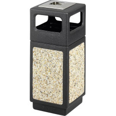 Мусорный бак Canmeleon, квадратный, заполнитель/полиэтилен, 15 галлонов, черный