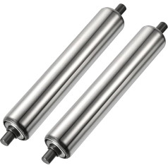 Industrielle Rollenbahn - 25 мм Edelstahl-Ersatzrolle für Bootsanhänger, Rasenmäher, Förderbänder - langlebige 900 mm Länge für schwere Beanspruchung