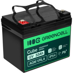 Аккумулятор agm vrla 12v 33ah ip54