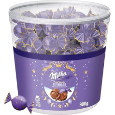 Milka Fine Balls Alpine Milk Tin для офиса и дома, упаковка 1 (1 x 900 г)