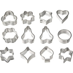 Zenker 4433 12 мини-кондитерских ножей Оловянная тарелка