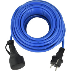 Electraline 01682 10 м Профессиональный удлинительный кабель для наружной установки IP44 Специальный кабель N05V3V3-F 3G1.5 Может использоваться до -35°C Уст