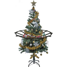 Well Home 23-teiliges Weihnachtszug-Set mit Lichtern und Geräuschen mit Einer Schiene von 274 cm