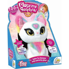 Интерактивный талисман magic whispers волшебный шепот котик белый