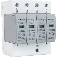 230 В Защита от перенапряжений 4-контактный разрядник Тип 1 + Тип 2 20-50 KA Устройство защиты от перенапряжений для PV для молниезащиты (230 В 20-50 KA)