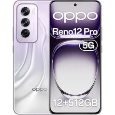 OPPO Reno12 Pro 5G 12+512GB, AI Smartphone Android, Handy, SUPERVOOC 80W, 5000mAh Akku, Schnellladefunktion, Doppelte 50MP AI Kamera, 120Hz 6,7