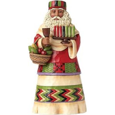 Jim Shore for Enesco Heartwood Creek African Santa Figurine, 7.125