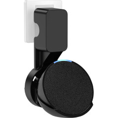 Настенный держатель для Ech_0 Pop, подставка для розеток для Ech_0 Pop, встроенный кабель-менеджмент, черный