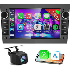 4GB + 64GB Android 13 GPS Автомобильное радио для Opel Corsa Astra Meriva Antara Vectra Zafira Vivaro Combo, 7-дюймовый IPS дисплей, беспроводной CarPlay и Android Car с WiFi, камера заднего 