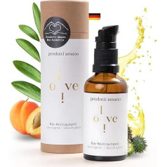 Органическое очищение лица I Победитель теста * I Натуральное очищающее масло с органическими маслами I Удаляет себум, макияж и загрязнения 