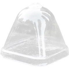 Крышки горшков для растений - прозрачный парник - 10 штук мини-горшков с крышкой для изоляции от влаги, защиты от дождя, размножения в теплице