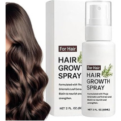 Haarverdichtungsspray - nährende Kopfhautbehandlung für vollere Strähnen mit feuchtigkeitsspendender Formel | 60 mlchnell einziehende Ölessenz, stärkende Pflege für Frauen und Männer, die Haardichte