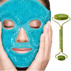 Нефритовый ролик, нефритовый ролик для лица, нефритовый роликовый массажер, подвижный массажер для спа, массаж лица, антивозрастной массаж