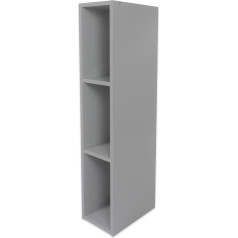 Puckdaddy Полка для хранения Lucas Совместима с комодами IKEA Hemnes 19 x 30 x 93 см Толщина дерева: 1,5 см Полка серого цвета Полка для комода Полка для пелен
