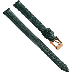 SpaRcz ящерица тиснением тонкий часы кожаный ремешок для женщин 8-16 мм