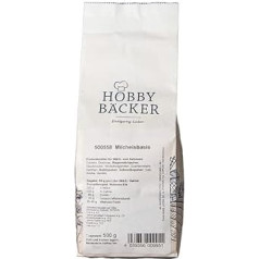 Hobbybäcker - Основа для молочного мороженого из ледяной пудры, очень сливочное молочное мороженое, как итальянское, домашнее мороженое, 500 г