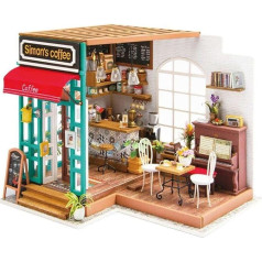 Набор для миниатюрного кукольного домика Robotime, деревянный дом DIY