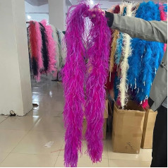 Смешивание двух цветов, боа из страусиных перьев, 6-слойное, 10-слойное, мягкий шарф из перьев для свадебной одежды, платья, шали, украшения, ш