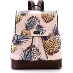 Фрукты Ananas Comosus Pink персонализированные школьные сумки книжные сумки для подростков, разноцветные, 27x12.3x32 см, рюкзаки-рюкзаки
