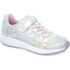 Stride Rite Girls Lighted Glimmer Trainers, Silver