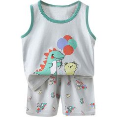 Шорты и футболка комплект для детей милый спортивный костюм активная одежда спортивная одежда быстросохнущая (2-13 лет) лето топы+шорты повс