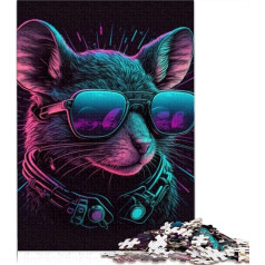 Пазлы Мышь Пазл 1000 шт. для взрослых Веселые пазлы для взрослых Деревянные пазлы Игрушки для украшения дома Пазлы Игрушки 1000 шт. 75 x 50 см