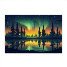 Пазл 300 деталей Северное сияние пейзаж пазл взрослые сложные, классические деревянные пазлы взрослые, пазлы для всей семьи, деревянные паз