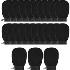 20 Stück Peelinghandschuh, Bulk-Peelinghandschuh, Körperwäscher, 150D-Viskosefaser, Deep Skin, Koreanischer Peelinghandschuh für das Bad, Langlebig, Einfach zu Verwenden, 14 X 21 см