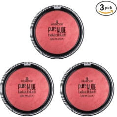 essence pure Nude Baked Blush, № 06, розовый, долгоиграющий, сияющий свежий, интенсивный цвет, матовый, веганский, без масел, без отдушек, без спирта, упако